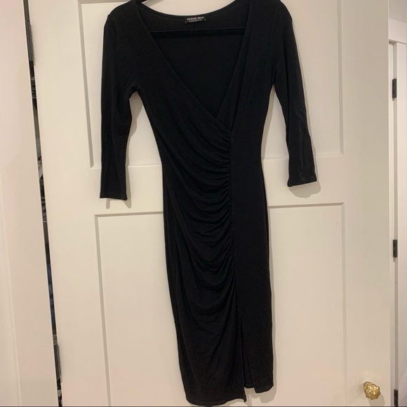 💫2/$15💫 Fashion Nova V-Neck Midi Dress - Picture 1 of 2